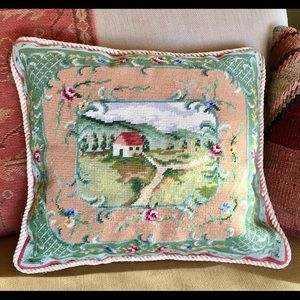 Needlepoint pillow cover